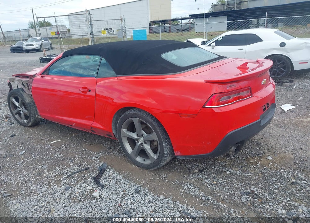 2014 CHEVROLET CAMARO 2LT VIN: 2G1FC3D34E9260530