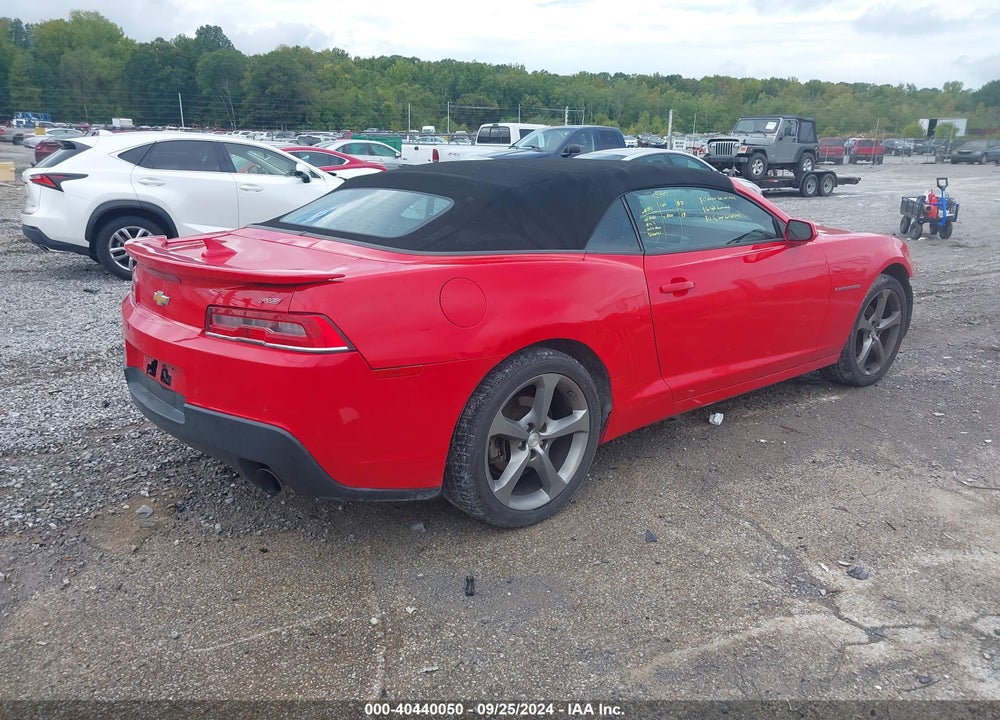 2014 CHEVROLET CAMARO 2LT VIN: 2G1FC3D34E9260530
