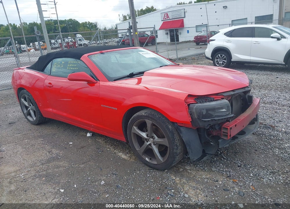 2014 CHEVROLET CAMARO 2LT VIN: 2G1FC3D34E9260530