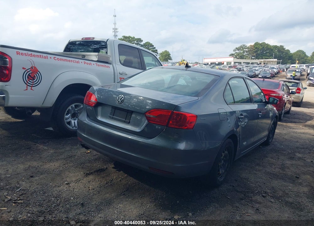 2014 VOLKSWAGEN JETTA 1.8T SE VIN: 3VWD17AJ3EM247433
