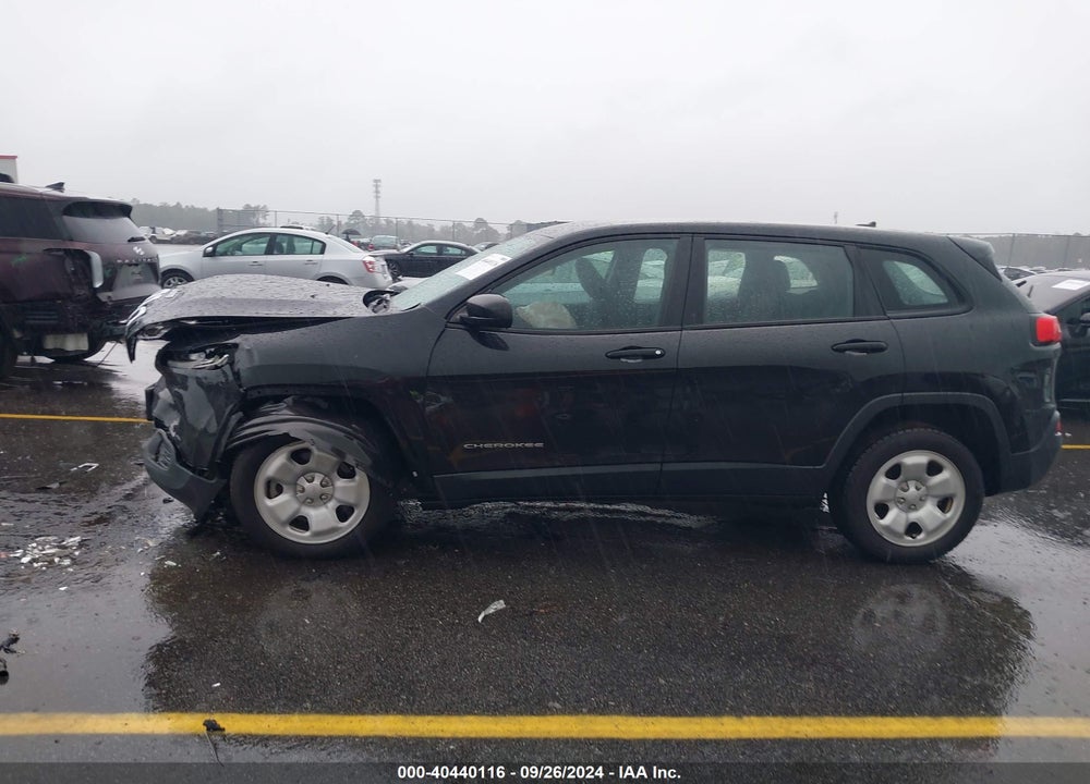 2016 JEEP CHEROKEE SPORT VIN: 1C4PJLAB6GW291186