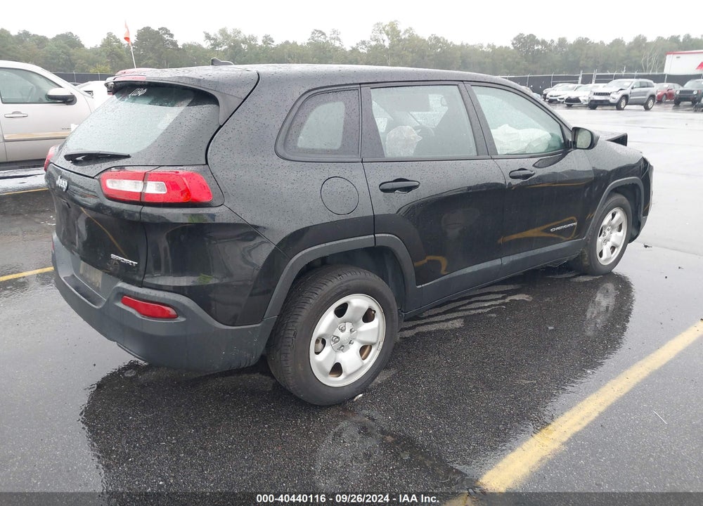 2016 JEEP CHEROKEE SPORT VIN: 1C4PJLAB6GW291186