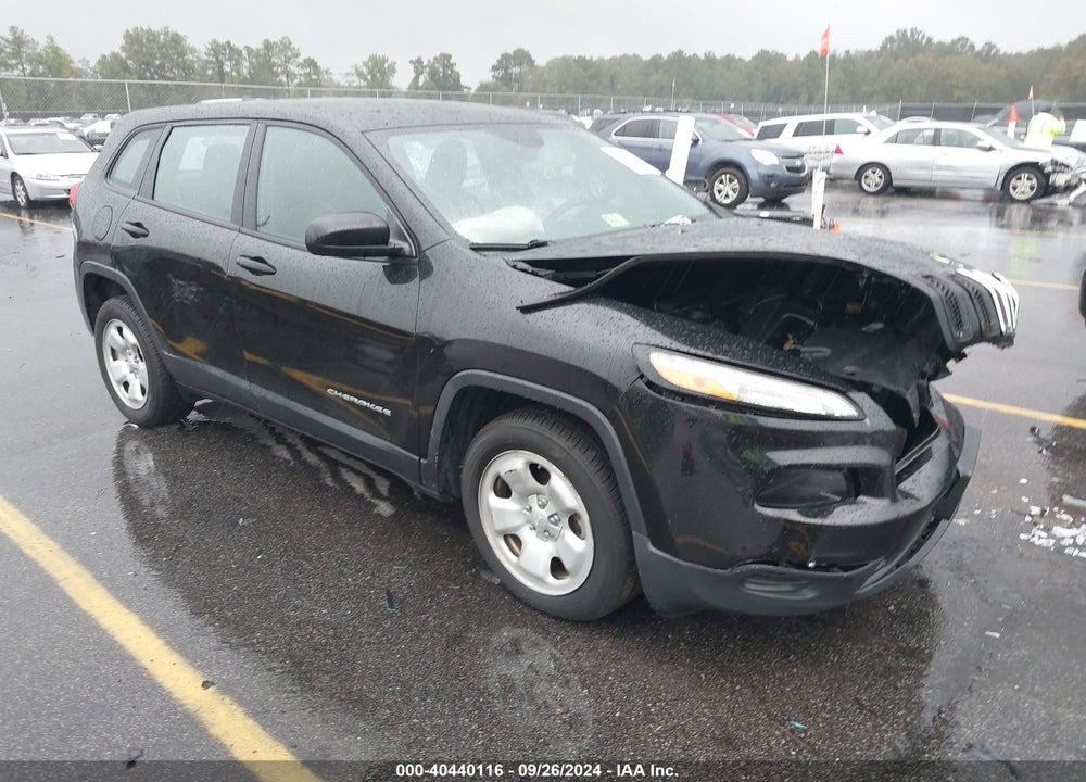 2016 JEEP CHEROKEE SPORT VIN: 1C4PJLAB6GW291186