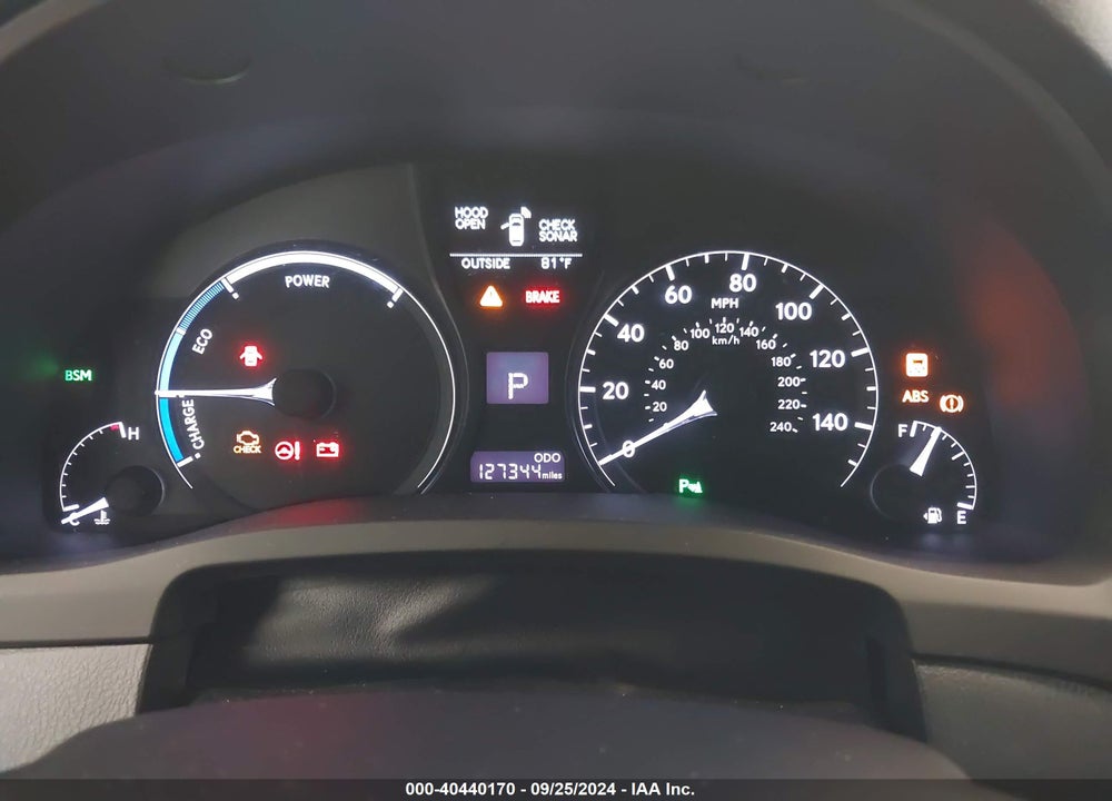 2014 LEXUS RX 450H VIN: JTJBC1BAXE2068665