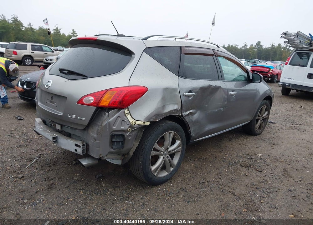 2009 NISSAN MURANO LE VIN: JN8AZ18W19W150044