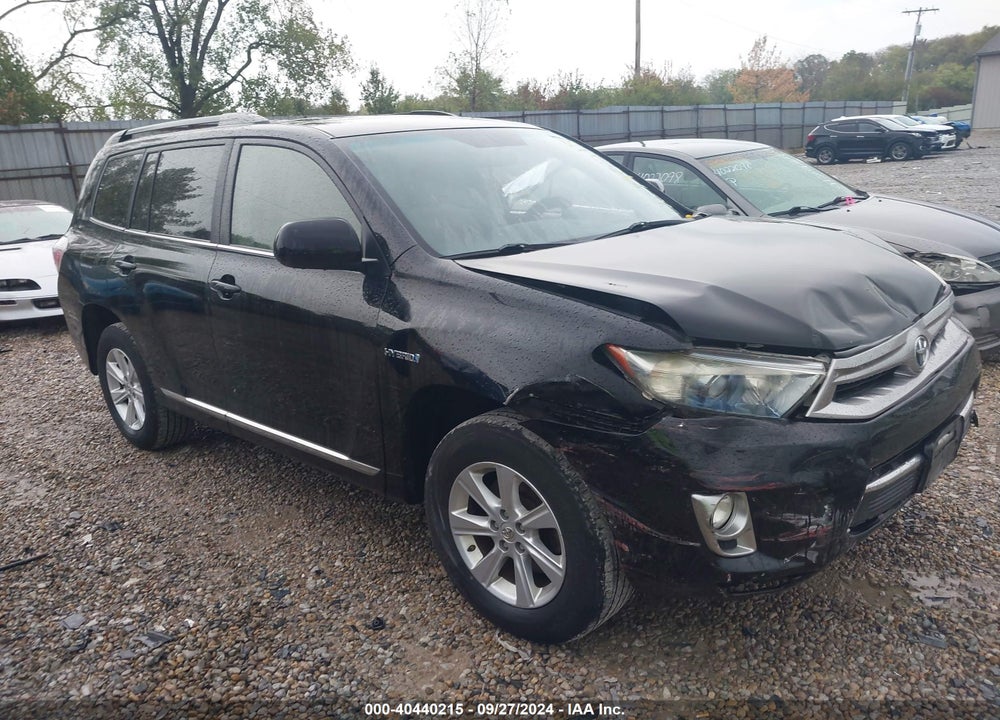 2012 TOYOTA HIGHLANDER HYBRID BASE V6 VIN: JTEBC3EH3C2009604