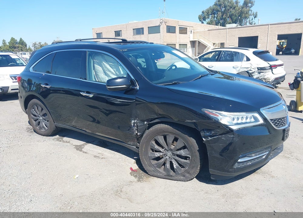 2014 ACURA MDX TECHNOLOGY PACKAGE VIN: 5FRYD4H46EB034103
