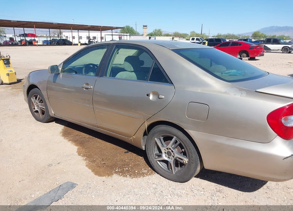 2004 TOYOTA CAMRY LE VIN: 4T1BE32K44U803043