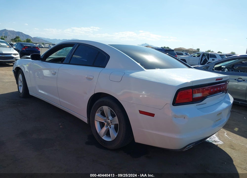 2013 DODGE CHARGER SE VIN: 2C3CDXBG8DH594413