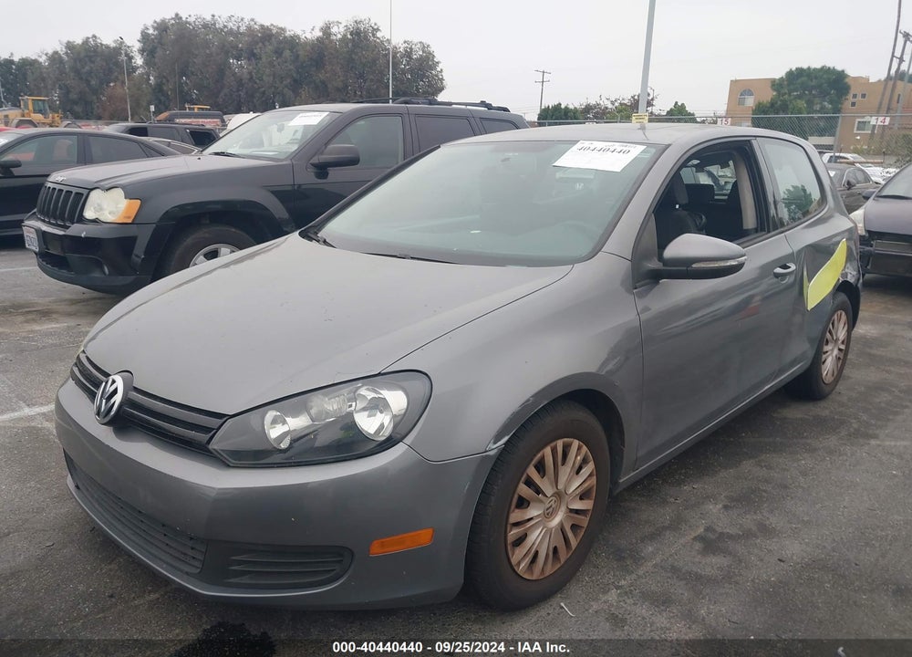 2012 VOLKSWAGEN GOLF 2.5L 2-DOOR VIN: WVWBA7AJ4CW139619