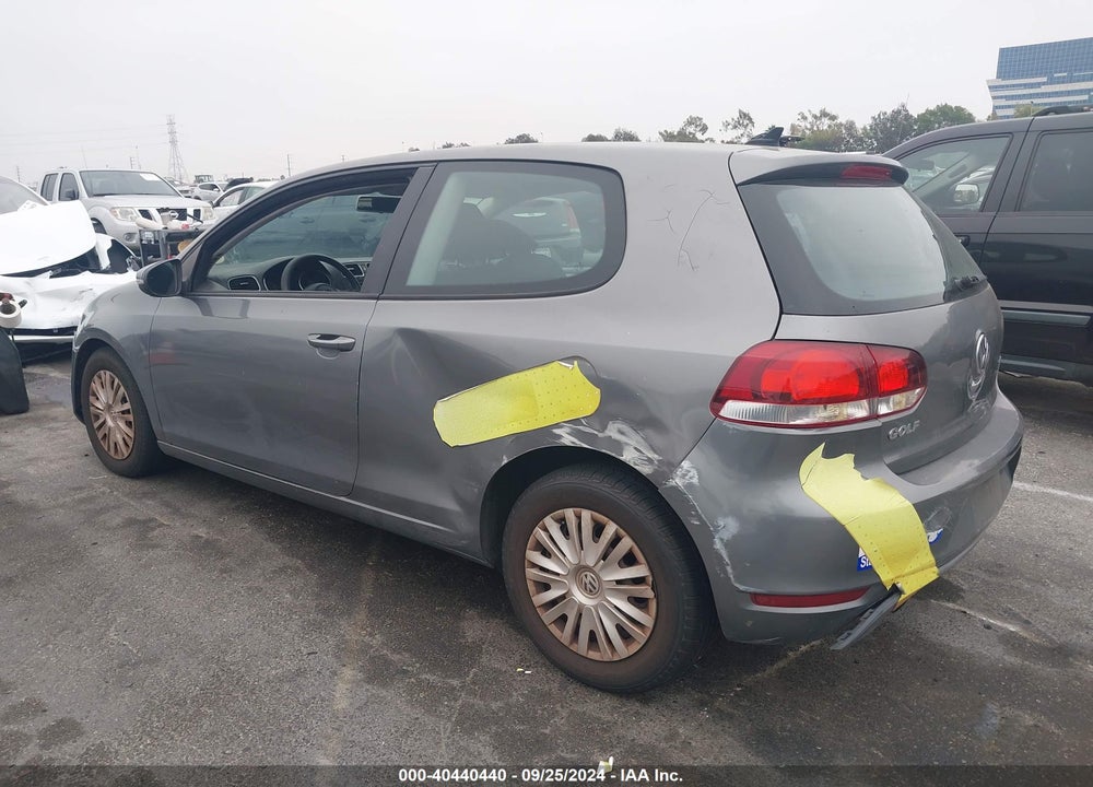 2012 VOLKSWAGEN GOLF 2.5L 2-DOOR VIN: WVWBA7AJ4CW139619