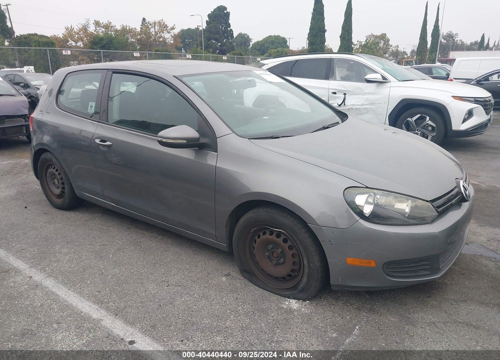 2012 VOLKSWAGEN GOLF 2.5L 2-DOOR VIN: WVWBA7AJ4CW139619