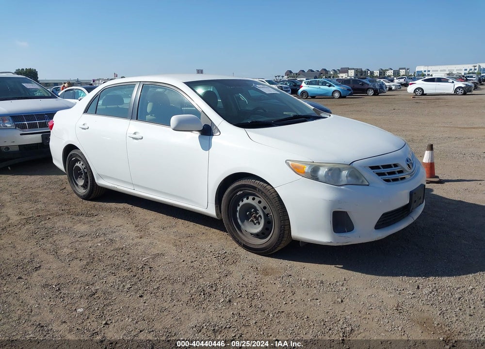 2013 TOYOTA COROLLA LE VIN: 2T1BU4EE1DC114092