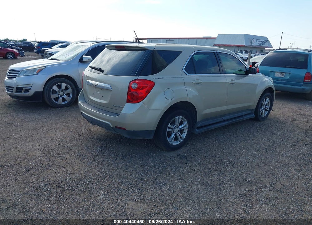 2013 CHEVROLET EQUINOX LS VIN: 2GNALBEK4D1160398