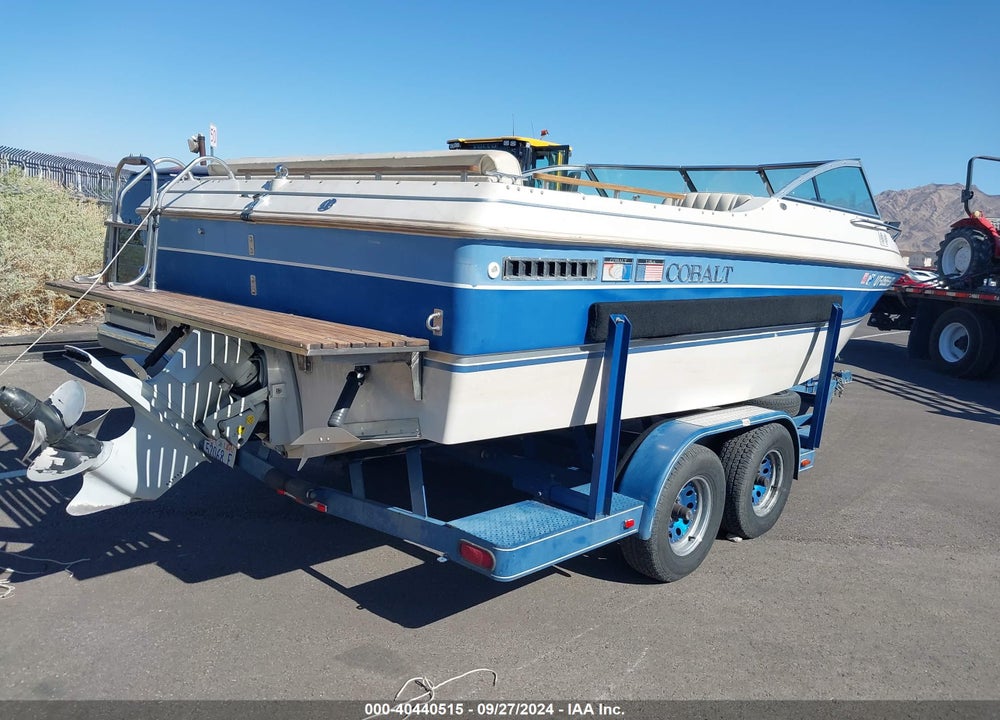 1990 COBALT 21 BOWRIDER VIN: FGE2B033H990