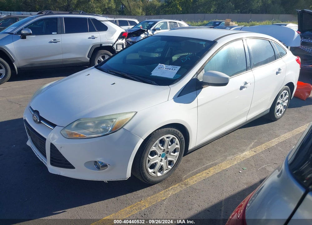 2012 FORD FOCUS SE VIN: 1FAHP3F26CL196561