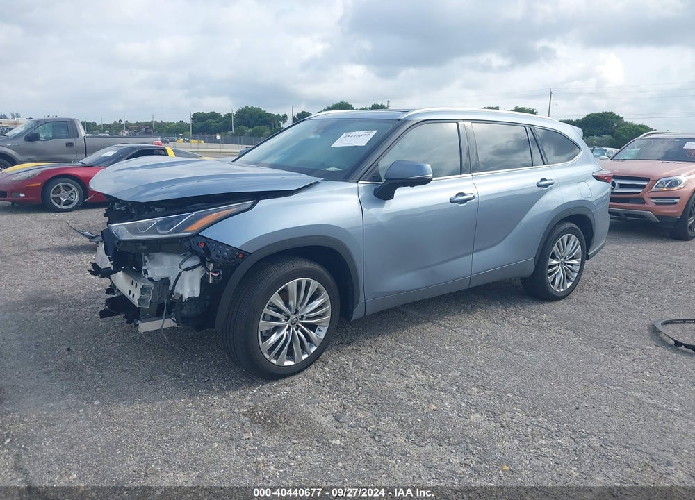2024 TOYOTA HIGHLANDER PLATINUM VIN: 5TDKDRAHXRS537197