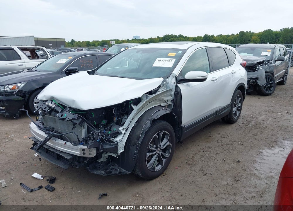 2022 HONDA CR-V AWD EX VIN: 7FARW2H59NE032962