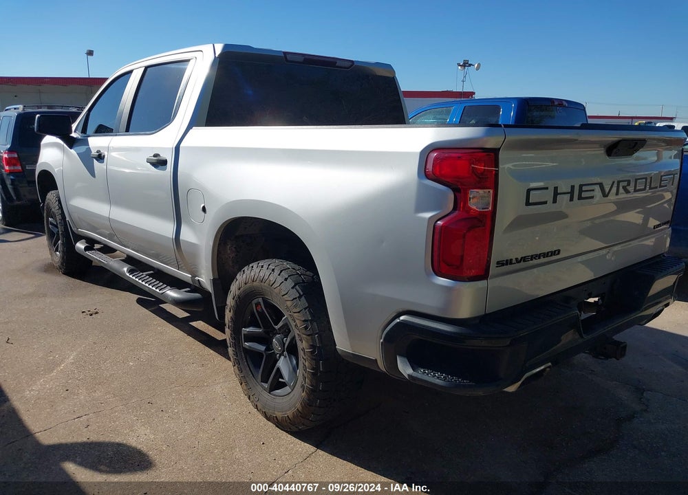 2020 CHEVROLET SILVERADO 1500 4WD SHORT BED CUSTOM TRAIL BOSS VIN: 3GCPYCEF9LG361538