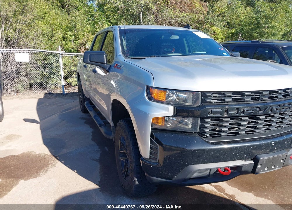 2020 CHEVROLET SILVERADO 1500 4WD SHORT BED CUSTOM TRAIL BOSS VIN: 3GCPYCEF9LG361538