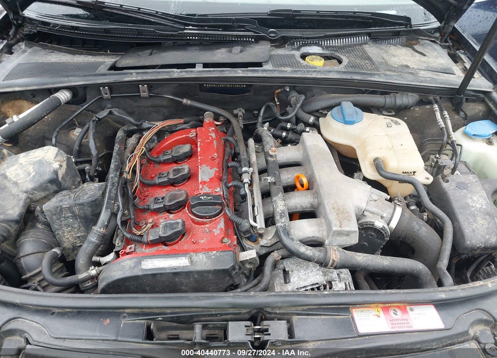 2005 AUDI A4 1.8T VIN: WAUAC48H75K010840