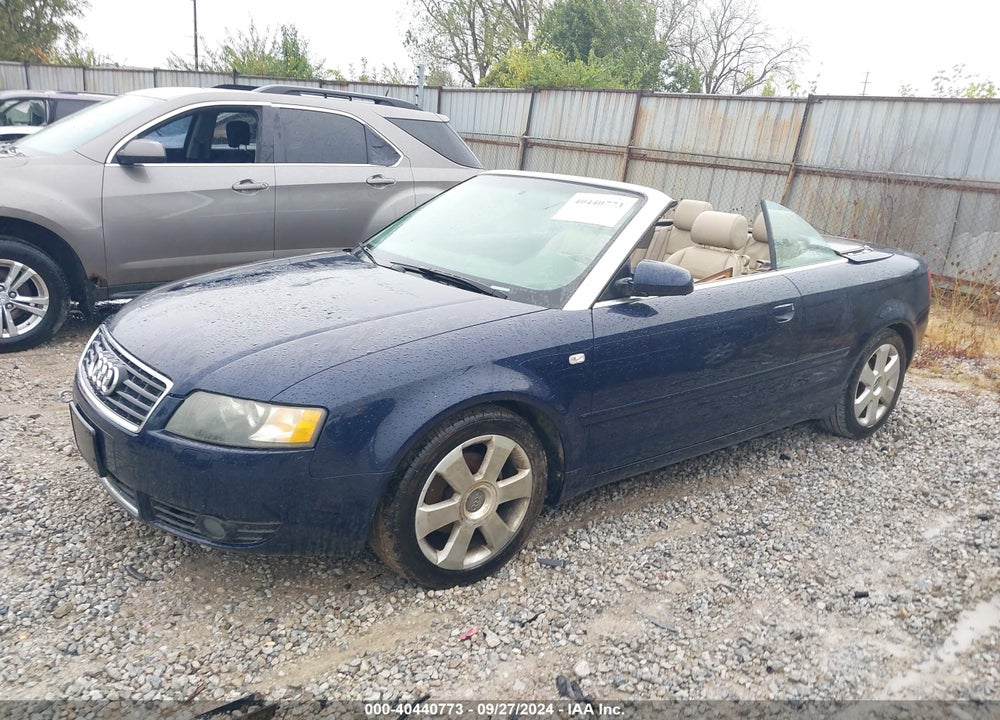 2005 AUDI A4 1.8T VIN: WAUAC48H75K010840