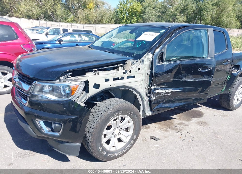 2016 CHEVROLET COLORADO LT VIN: 1GCGTCE34G1258682