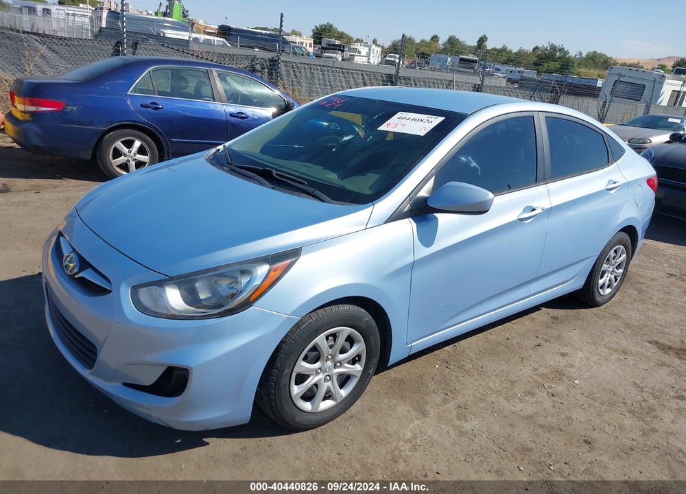 2014 HYUNDAI ACCENT GLS VIN: KMHCT4AE6EU616691