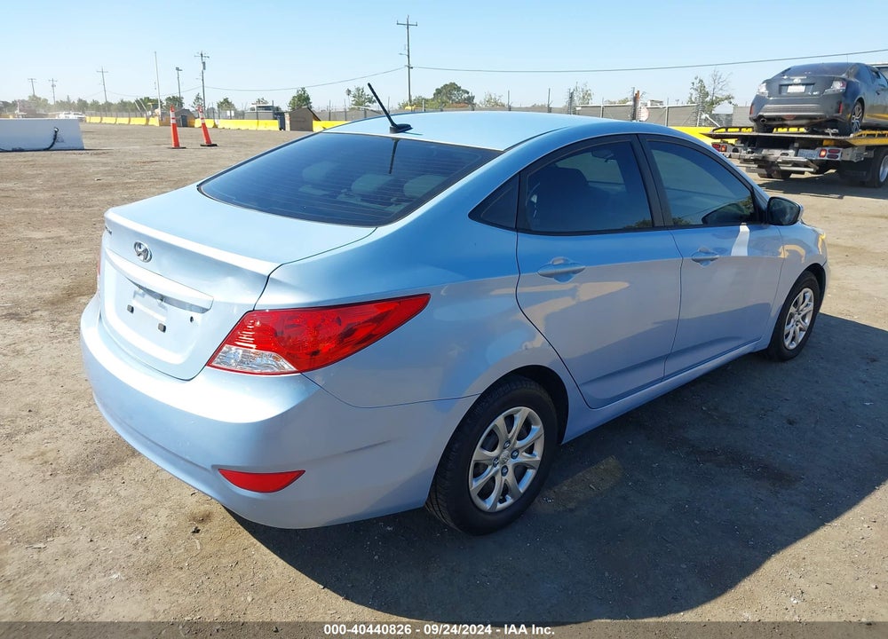 2014 HYUNDAI ACCENT GLS VIN: KMHCT4AE6EU616691