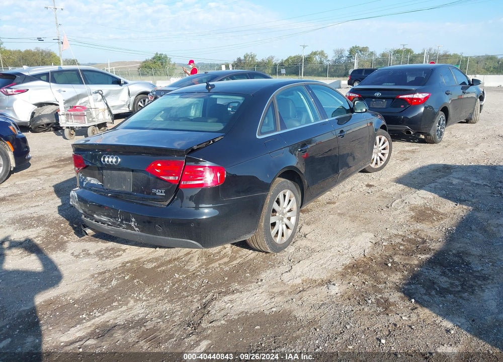 2009 AUDI A4 2.0T PREMIUM VIN: WAUSF78K39N045310
