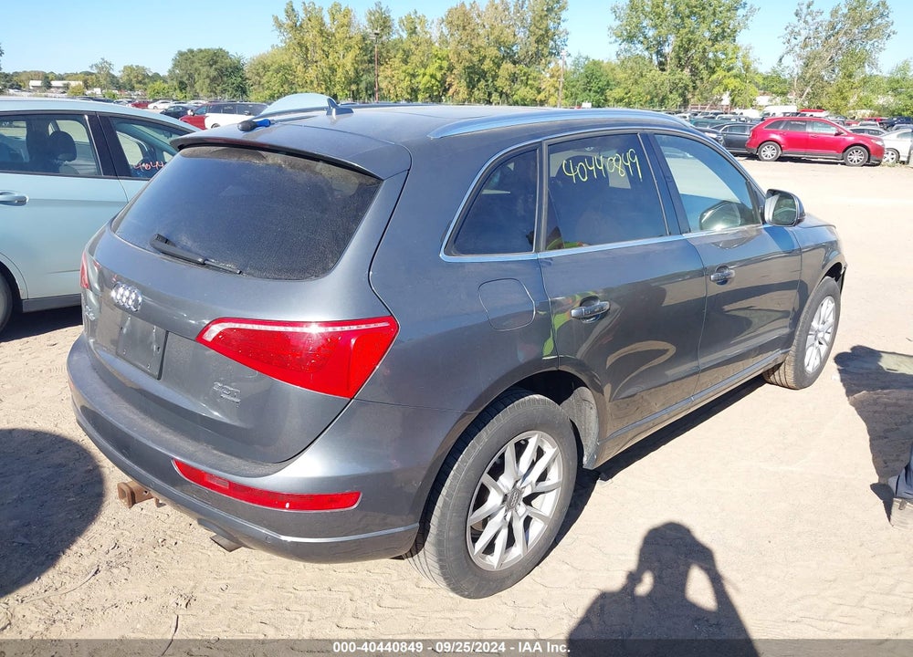 2012 AUDI Q5 2.0T PREMIUM VIN: WA1LFAFP8CA102936