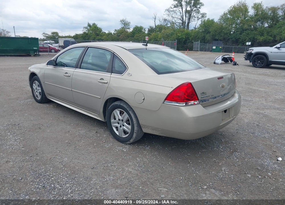 2009 CHEVROLET IMPALA LS VIN: 2G1WB57NX91228262