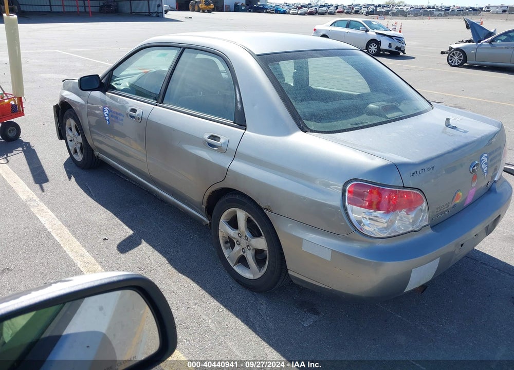 2007 SUBARU IMPREZA 2.5I VIN: JF1GD61657H518504