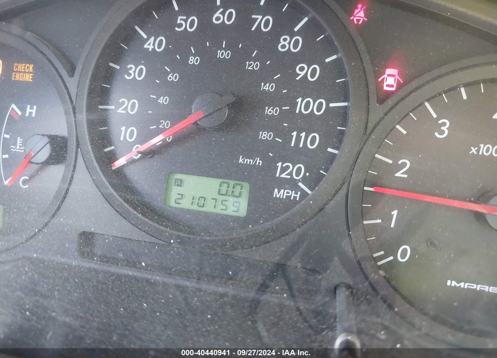 2007 SUBARU IMPREZA 2.5I VIN: JF1GD61657H518504