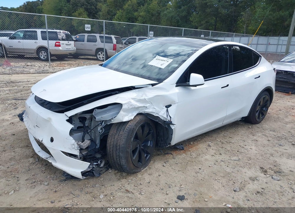 2020 TESLA MODEL Y LONG RANGE DUAL MOTOR ALL-WHEEL DRIVE VIN: 5YJYGDEE5LF028442