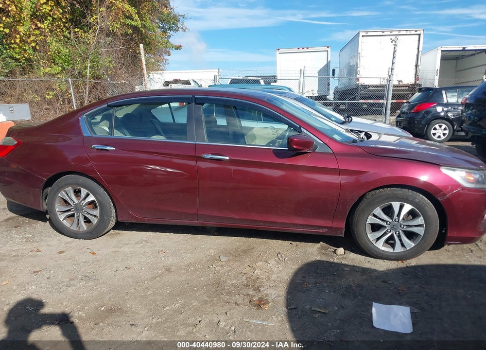 2013 HONDA ACCORD LX VIN: 1HGCR2F3XDA147928