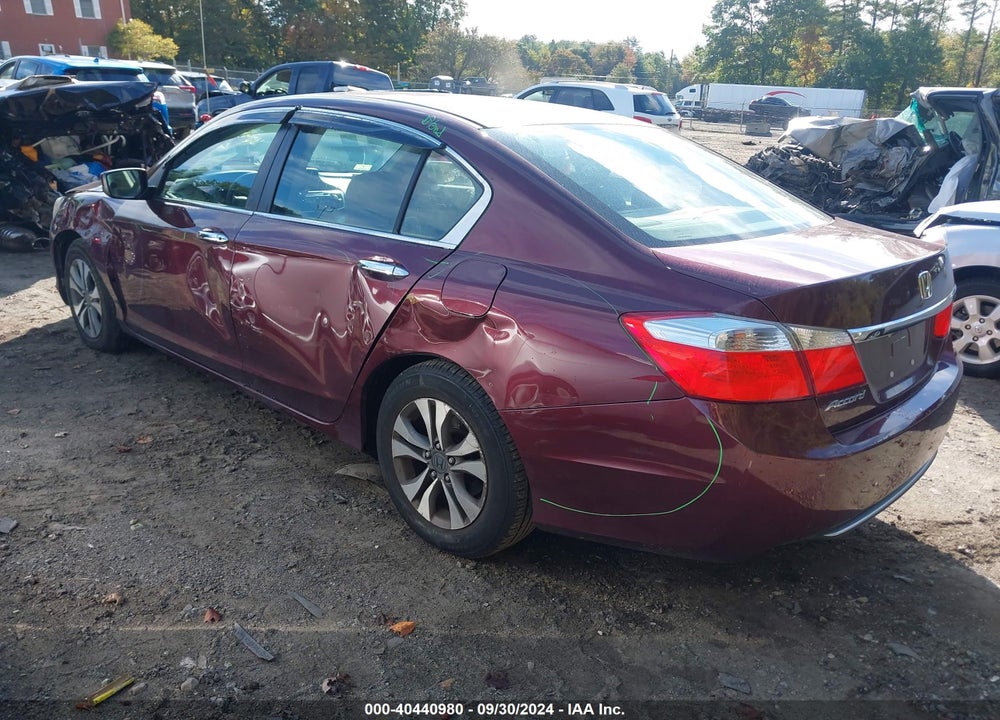 2013 HONDA ACCORD LX VIN: 1HGCR2F3XDA147928