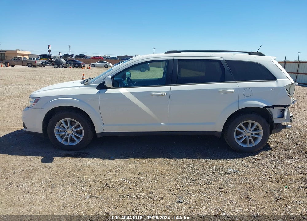 2016 DODGE JOURNEY SXT VIN: 3C4PDCBG5GT231780