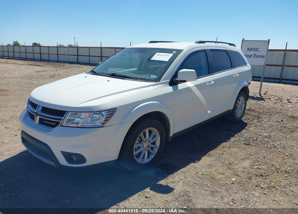 2016 DODGE JOURNEY SXT VIN: 3C4PDCBG5GT231780