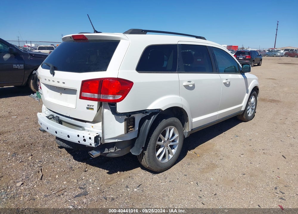 2016 DODGE JOURNEY SXT VIN: 3C4PDCBG5GT231780