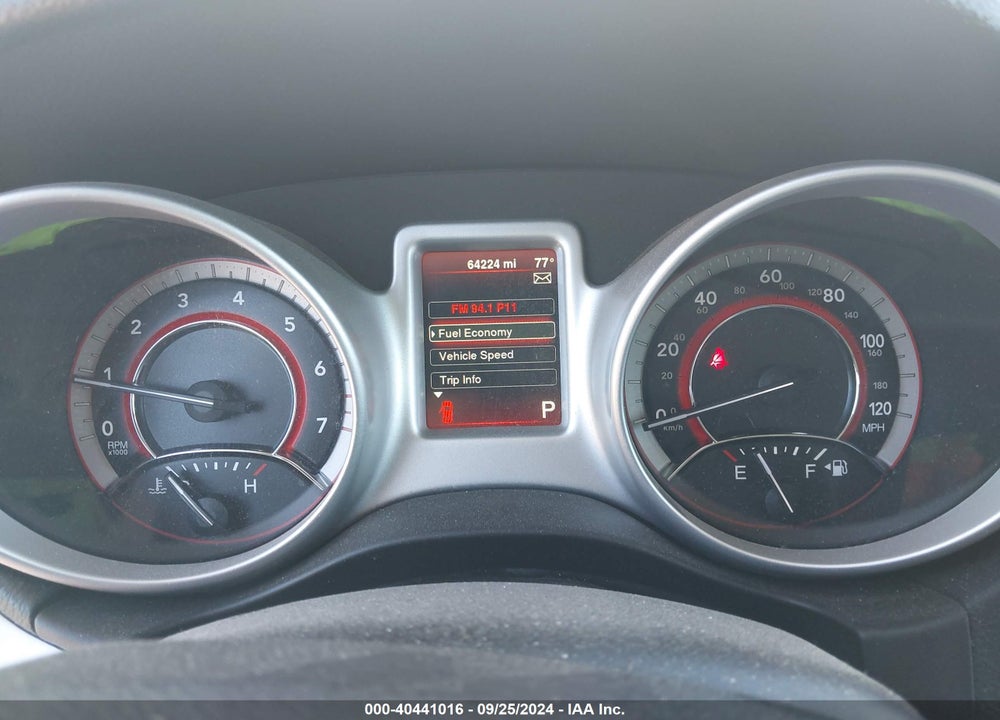 2016 DODGE JOURNEY SXT VIN: 3C4PDCBG5GT231780
