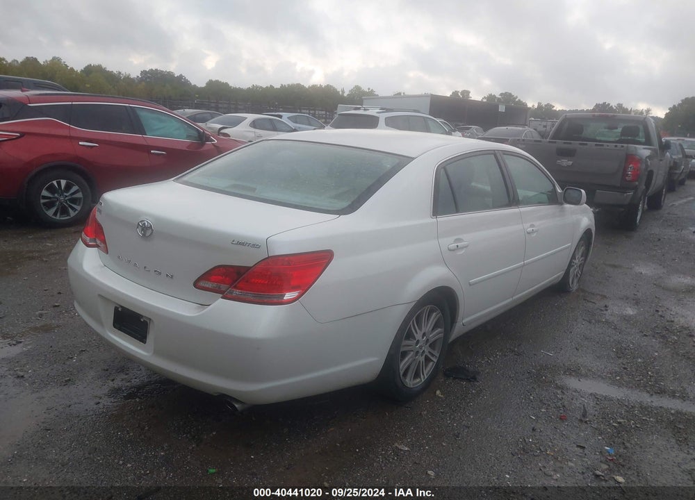 2007 TOYOTA AVALON LIMITED VIN: 4T1BK36B17U217018