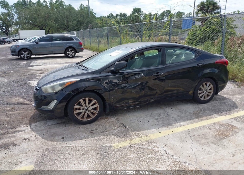 2014 HYUNDAI ELANTRA SE VIN: 5NPDH4AE0EH490056