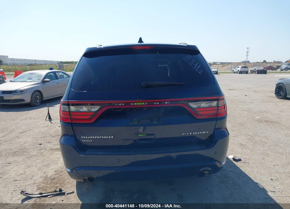2017 DODGE DURANGO CITADEL ANODIZED PLATINUM AWD VIN: 1C4RDJEG1HC656886