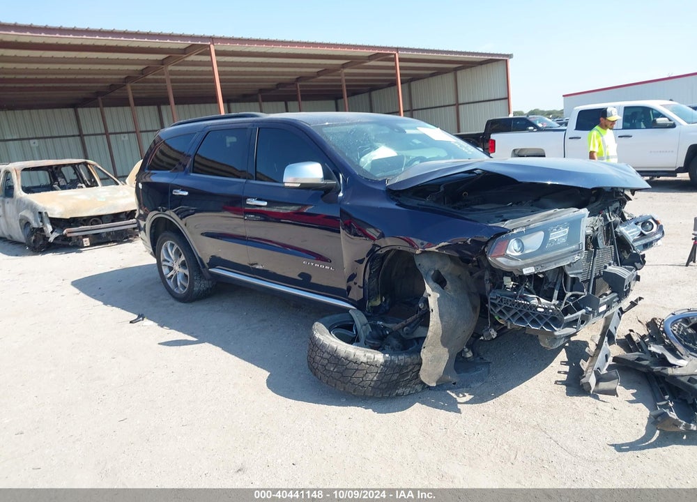 2017 DODGE DURANGO CITADEL ANODIZED PLATINUM AWD VIN: 1C4RDJEG1HC656886