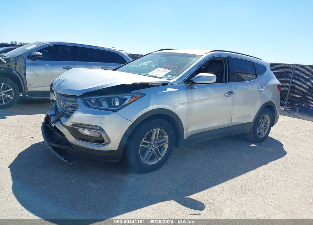 2018 HYUNDAI SANTA FE SPORT 2.4L VIN: 5XYZU3LB3JG527536