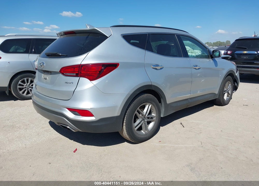 2018 HYUNDAI SANTA FE SPORT 2.4L VIN: 5XYZU3LB3JG527536