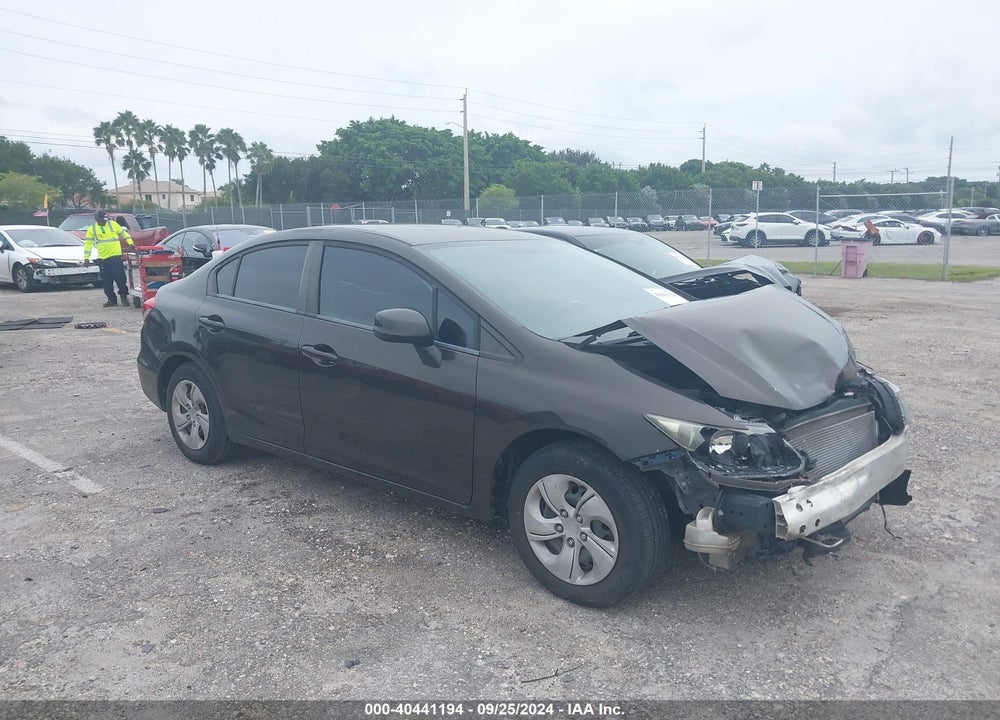 2013 HONDA CIVIC LX VIN: 19XFB2F50DE043950