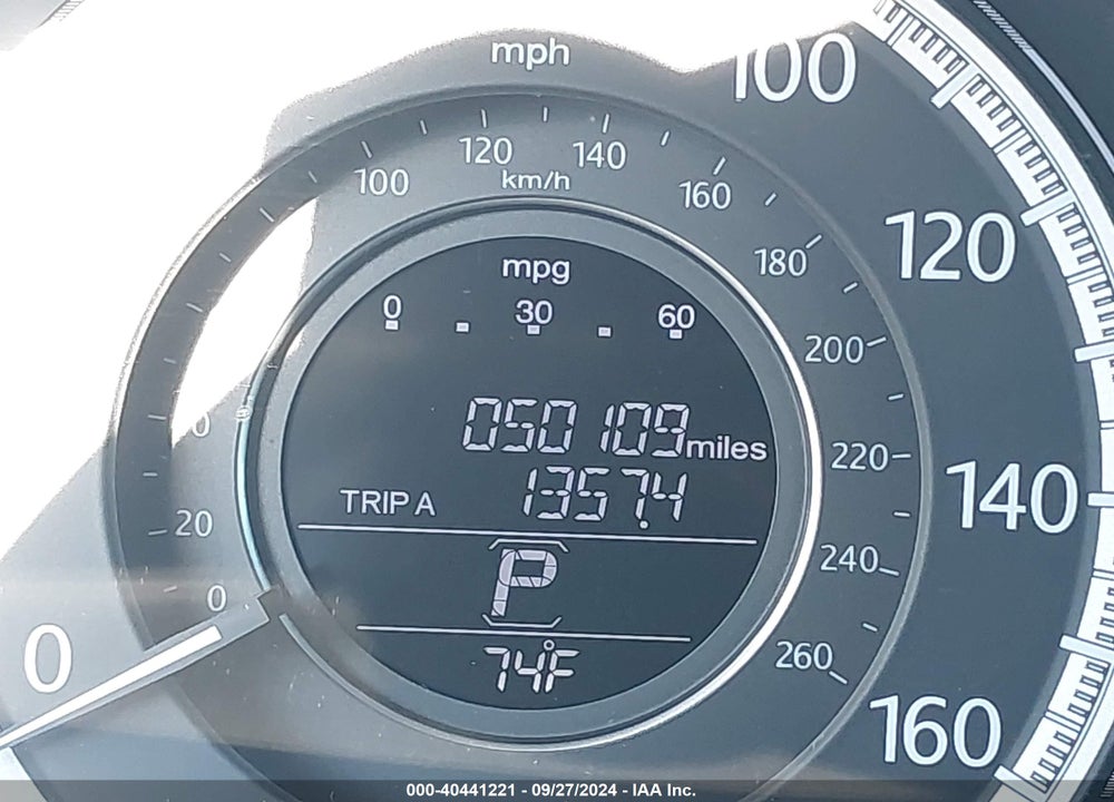 2013 HONDA ACCORD EX-L V-6 VIN: 1HGCR3F89DA013994