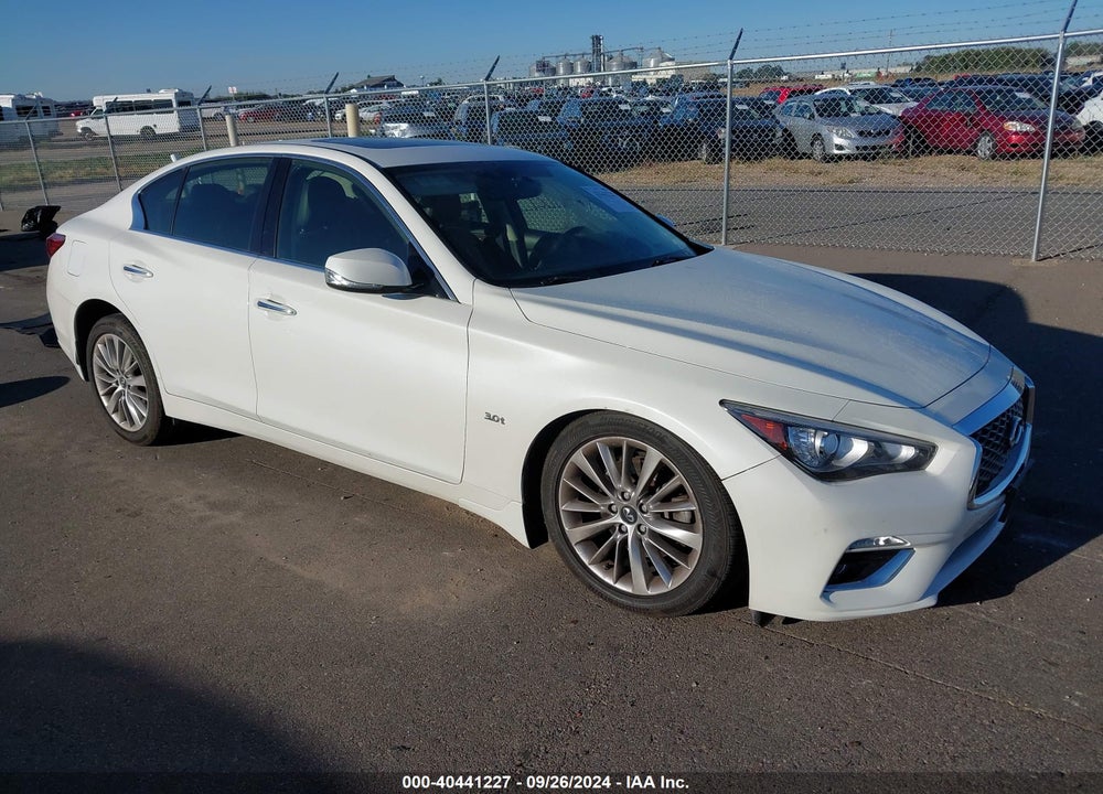 2018 INFINITI Q50 3.0T LUXE VIN: JN1EV7AR0JM435790